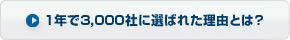 1年で3,000社に選ばれた理由とは？