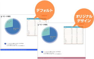 レポートデザイン変更