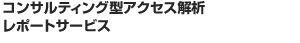 コンサルティング型アクセス解析レポートサービス